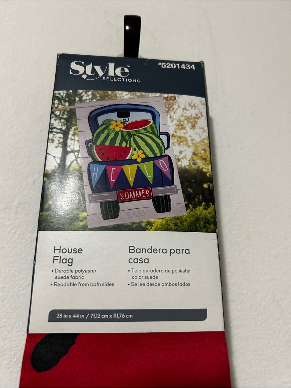 Hello Summer Watermelon Garden Flag - New in packaging